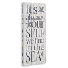 Stupell Industries Find Self In Sea Phrase, 17" x 40" - 3 of 4