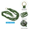 Unique Bargains Indoor Outdoor Decoration Handmade Macrame Hanging Planter Flower Pot Hanger 2 Pcs - 4 of 4
