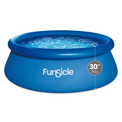 Funsicle QuickSet Inflatable Ring Top Outdoor Above Ground Pool w/Pump