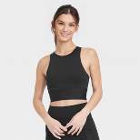 Women's Light Support Brushed Sculpt High-Neck Sports Bra - All in Motion™