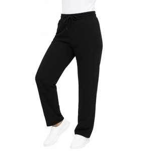 Blue Ice Women's Loose Fit  Classic Heavyweight Fleece Sweatpants with Open Bottom - 1 of 3