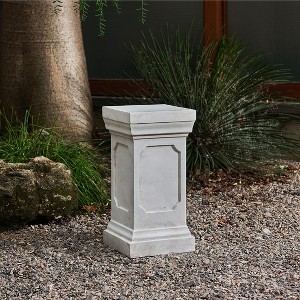 Christopher Knight Home Zira 19.25''H Modern Patio Lightweight Concrete Plant Stand - 1 of 4