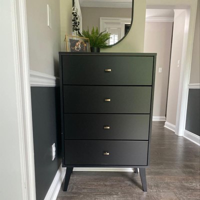 Mid Century Modern 4 Drawer Chest - Prepac : Target