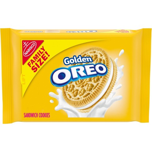 OREO Golden Sandwich Cookies Family Size - 19.1oz - image 1 of 4