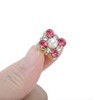 Unique Bargains One Faux Pearl Rhinestone Candied Haws Shape Shoelace Charms 1 Pair - 3 of 4