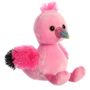 Aurora Small Fairy Flamingo Mini Flopsie Adorable Stuffed Animal Pink 8" - 1 of 4