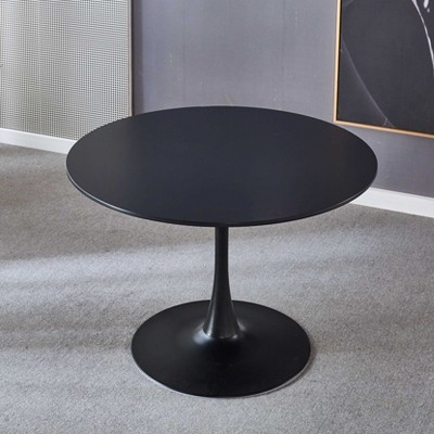 NicBex Modern 31.5" Round Coffee Table with Metal Frame for Living Room and Bedroom