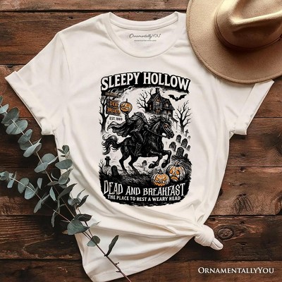 Sleepy Hollow Headless Horseman T-Shirt, Gothic Haunted Halloween Tee | OrnamentallyYou