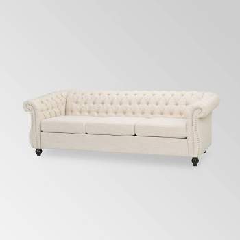 Parksley Tufted Chesterfield Sofa - Christopher Knight Home