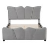 Whisen Morden Design Full Size Upholstered Platform Bed with Distinctive Headboard - 3 of 4