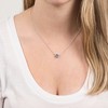 Pavilion Gift Company - Liza Birthstone March Aquamarine - 17"-18.5" Necklace with 0.25" Crystal Pendant made from Austrian Crystals - Necklaces - 3 of 4