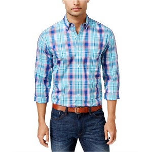 Club Room Mens Plaid LS Button Up Shirt - 1 of 1