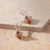Ross-Simons Amber Bumblebee Drop Earrings in Sterling Silver - 3 of 4