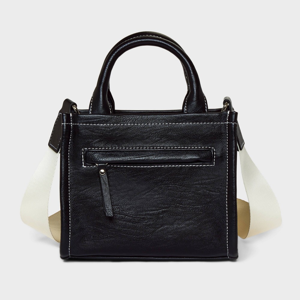 Photos - Travel Accessory Mini Tote Crossbody Bag - Wild Fable™ Black