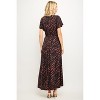 WEST K Women's Georgia Faux-Wrap Maxi Dress with High-Low Hem and Tie Waist - 3 of 4