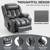 Coolbibila Power Lift Recliner Chair,Dual Motor Infinite Position With Vibration Massage And Lumbar Heating,180°Flat Electric Recliner - 2 of 4