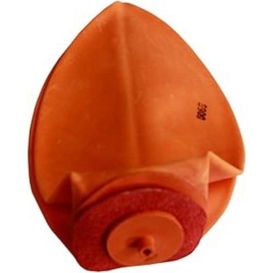 Amber Fight Gear Boxing Speed Bag Latex Heavy-Duty Replacement Glue in Bladder for Boxing Double End Speed Bags,orange,small - 1 of 4