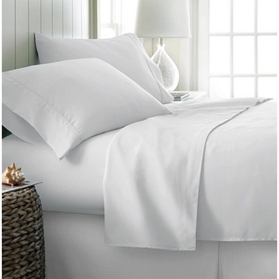 Noble House 100% Cotton 4Pc Sheet Set 300 Thread Count Breathable Naturally Cool Soft Cotton Sheets 18" Deep Pockets
