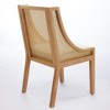 PAGED Wooden Dining Chairs Set of 2 Modern Living Room Chair with Square Back, Linen Fabric Accent Chair for Kitchen, Dining Room - 3 of 4