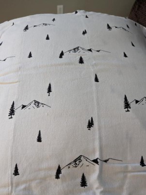 King Patterned Flannel Sheet Set Gray Plaid : Target
