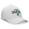 NCAA Michigan State Spartans Unstructured Chambray Cotton Hat - Gray - 3 of 4