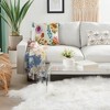18"x18" Sofia Embellished Floral Garden Square Throw Pillow - Mina Victory: Handmade, Embroidered, Indoor Decor - 3 of 4