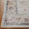 Floral Scroll Non-Slip Machine Washable Indoor Area Rug or Runner by Blue Nile Mills - 3 of 4