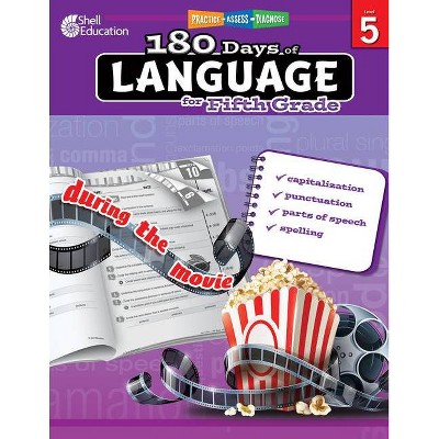 180 Days of Language for Fifth Grade - (180 Days of Practice) by  Suzanne I Barchers (Paperback)