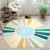 Washable Rugs Area Rugs for Living Room Bohemian Rugs for Bedroom Large Carpets Ultra Soft Faux Wool Dining Room Rug Non Slip&Non-Shedding - 3 of 4