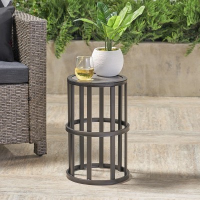 Vynxaria Outdoor  SIDE TABLE All Weather small Coffee Table for Garden Yard Patio Deck Balcony Shed Front Porch
