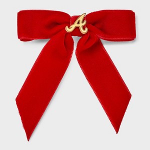 Bijoux Sport by Luv Aj MLB Logo Velvet Hair Bow - 1 of 3