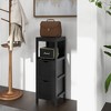 Costway Bathroom Floor Cabinet Freestanding Side Storage Organizer with 2 Removable Drawers Brown/Grey/Black - image 4 of 4