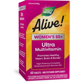 Nature's Way Alive! Women's 50+ Ultra Multivitamin Tablets - 60ct