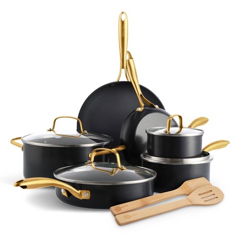 Greenpan Studio 12pc Cookware Set - Black : Target