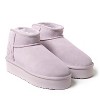 Fireside by Dearfoams Women's Kingston Genuine Shearling Platform Bootie - 3 of 4