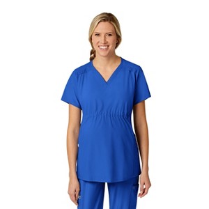 Wink W123 Maternity V-Neck Scrub Top - 1 of 4