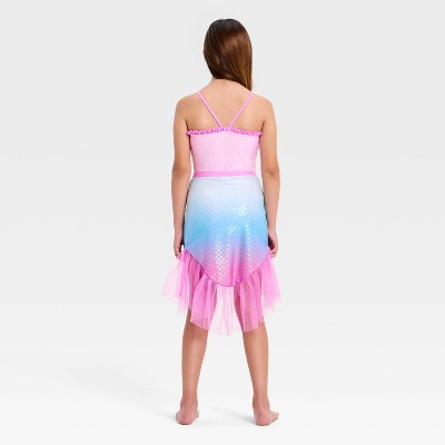 Disney Girls' The Little Mermaid 2pc Swimsuit Set - Pink 5-6 — фото 4