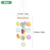 Unique Bargains Handcrafted Colorful Seashell Coastal-Inspired Wind Chime 5.1" x 13.8" 1 Pc - 3 of 4