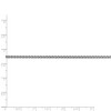 Black Bow Jewelry 2mm, 14k White Gold, Solid Spiga Chain Anklet or Bracelet - 4 of 4