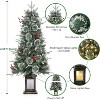 3ft Christmas Tree Artificial Christmas Tree with Vintage Potted Base, Xmas Holiday Decor for Home, Entrances - 2 of 4