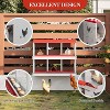 Acekool Chicken Nesting Box, 6-Compartment Metal Laying Box with Roll Out Egg Collection, Wall Mount, Easy Access Hen Roosting Boxes - 4 of 4