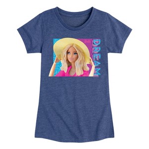 Girls' - Barbie - Summer Time Dream Fitted Short Sleeve Graphic T-Shirt - 1 of 3