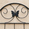 Maggift Patio Decorative Screens, Elegant Vine Pattern Yard Fencing, Pet-Safe Decorative Fence for Yard, Patio, Black, 19.7"*19.7"*71" - 3 of 4