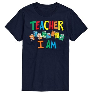 Men's - Dr. Seuss - Teacher I Am Books Short Sleeve Graphic T-Shirt - 1 of 4