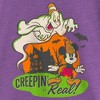 Girl's Mickey & Friends Halloween Retro Mickey Mouse Creepin' it Real T-Shirt - 2 of 4