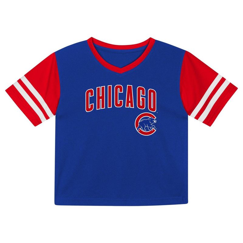 MLB Chicago Cubs Toddler Boys&#39; Pullover Team Jersey, 2 of 4