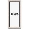 PosterPalooza | Panoramic Minimalist Shadow Box Silver Picture Frame - UV Acrylic, Backing, Hanging Hardware - 2 of 4
