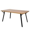 LeisureMod Ravenna 7-Piece Dining Set, 1 Y-Shape Legs Table 6 Dining Chairs - 3 of 4