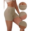 INSPIRE CHIC Women's High Waist Lace Trim Tummy Control Butt Lifter Thigh Slimmers 3 Pcs - 3 of 4