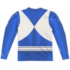 Men's Power Rangers Blue Ranger (Frontback Print) Long Sleeve Costume T-Shirt - 3 of 4